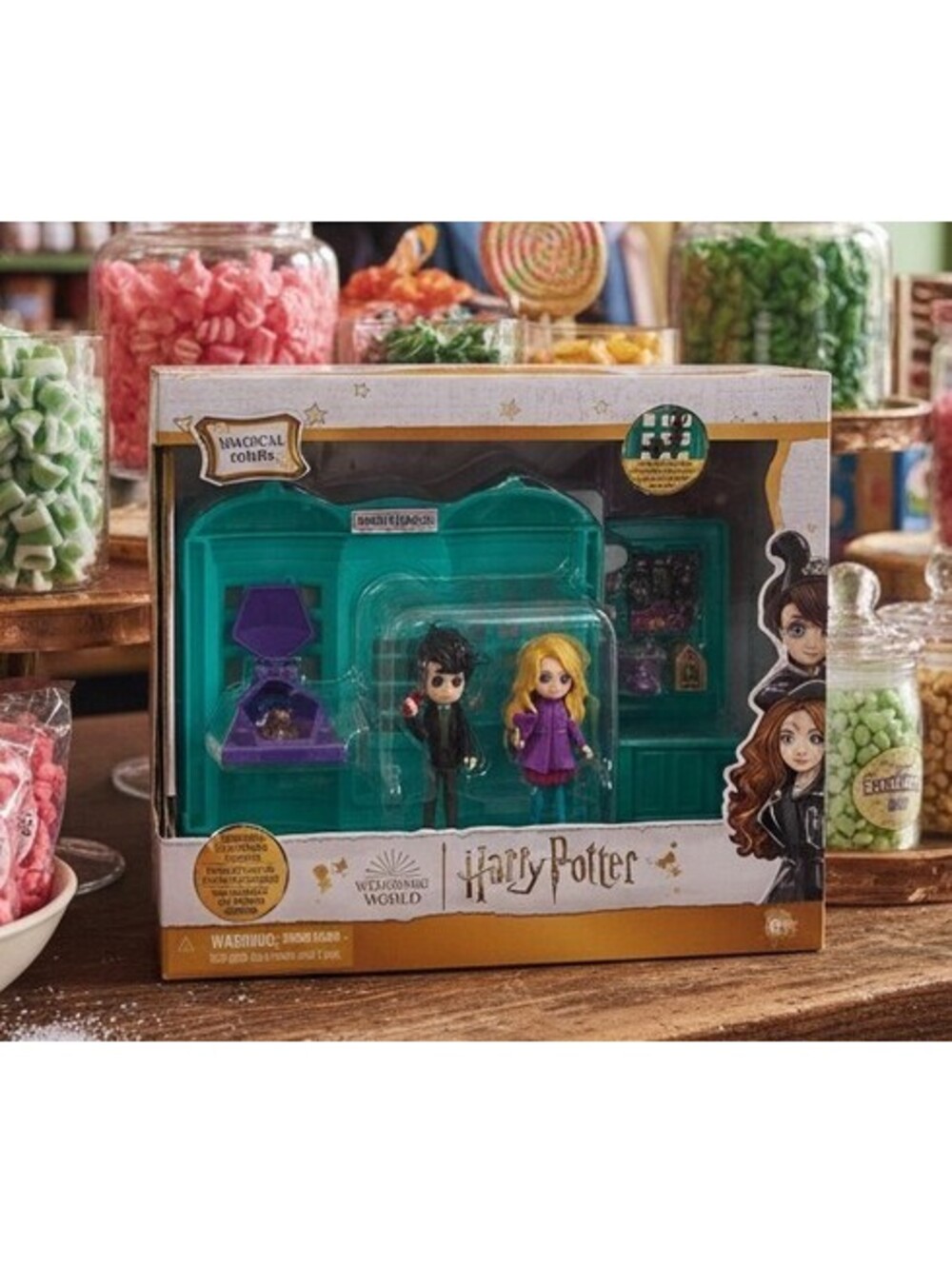 Harry Potter Magical Minis Honeydukes Sweet Shop Playset Figures NIB